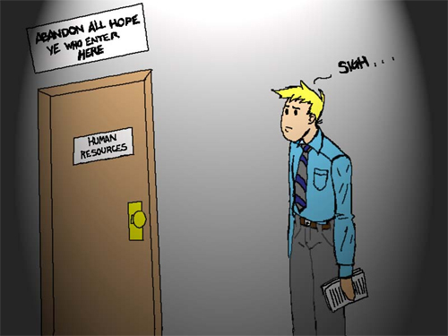 abandon hope human resources cartoon Tuesday Humor